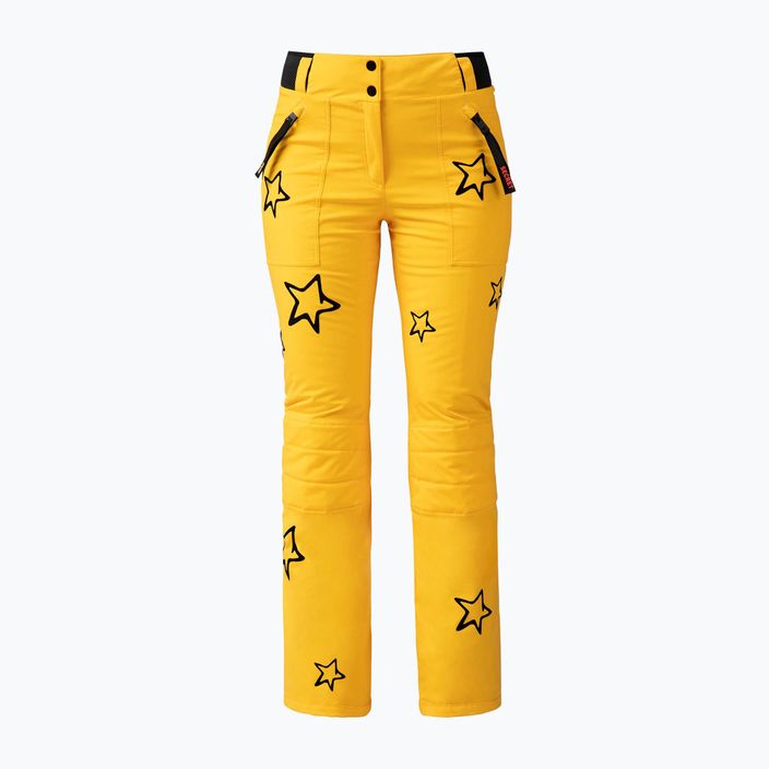 Dámské lyžařské kalhoty Rossignol Stellar yellow 3