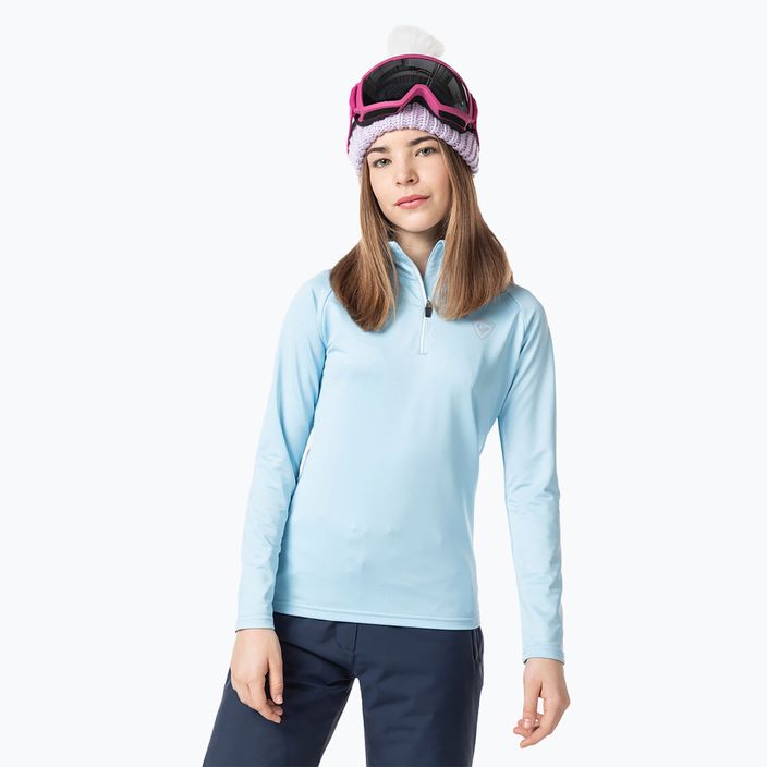 Dětská lyžařská mikina Rossignol Girl Warm Stretch glacier