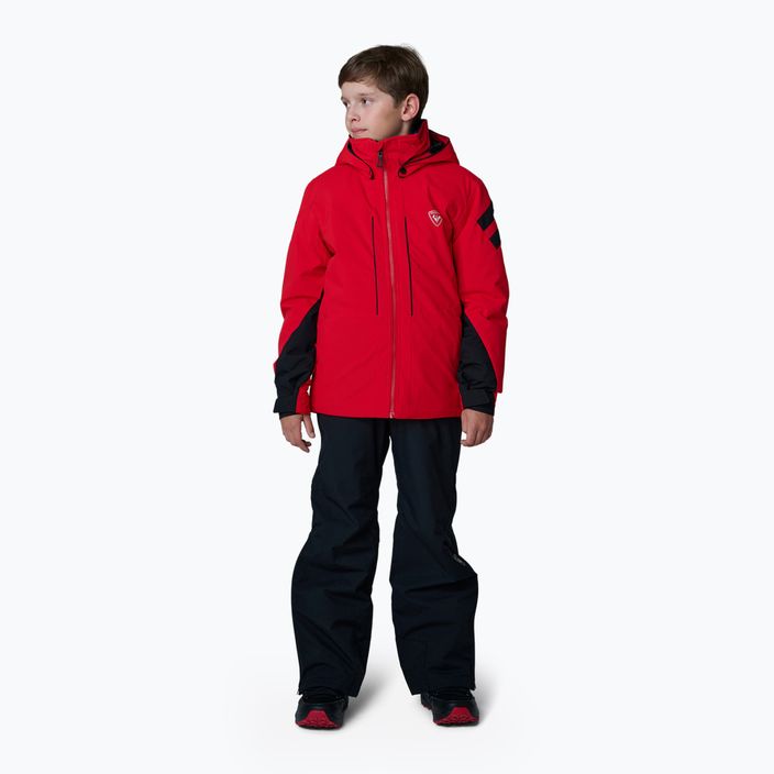 Rossignol Boy Ski sports červená dětská lyžařská bunda 2
