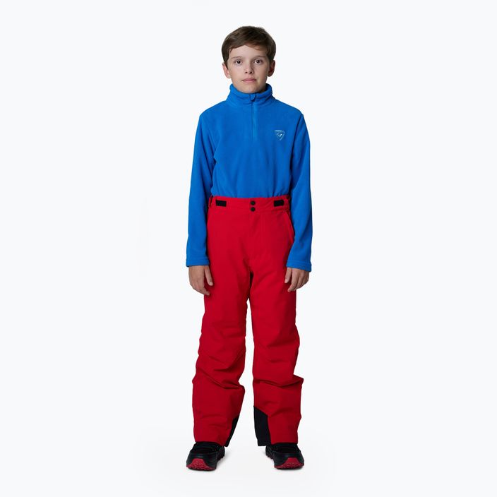 Rossignol Boy Ski sports červené dětské lyžařské kalhoty 2