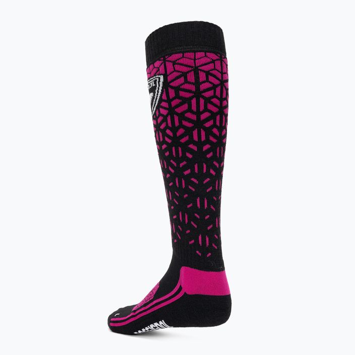 Pánské lyžařské ponožky Rossignol L3 Wool & Silk orchid pink 2