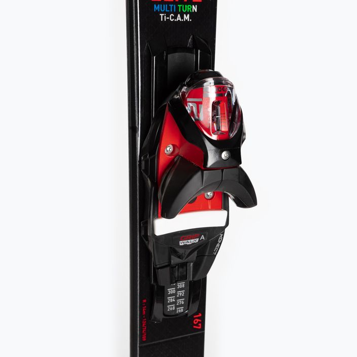 Rossignol Hero Elite MT TI CAM K sjezdové lyže + vázání SPX12 černá/červená 4