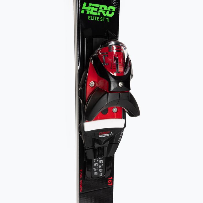 Rossignol Hero Elite ST TI K sjezdové lyže + vázání SPX14 černá/červená 4