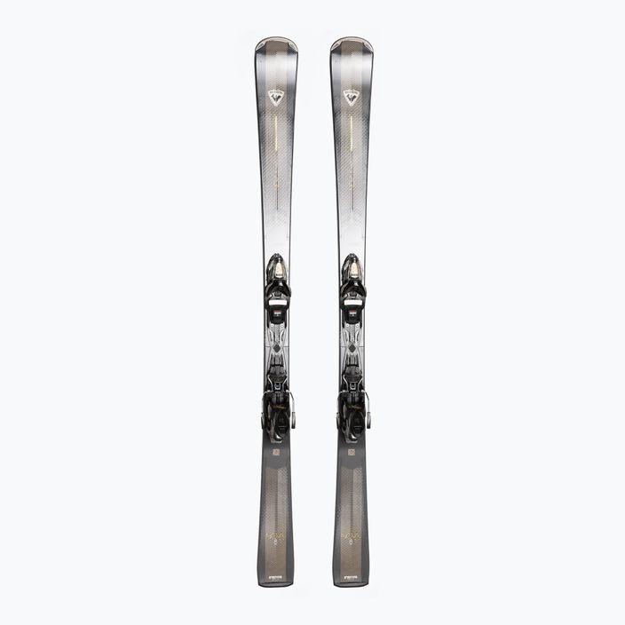 Dámské sjezdové lyže Rossignol Nova 8 + vázání XP11 dark grey/gold