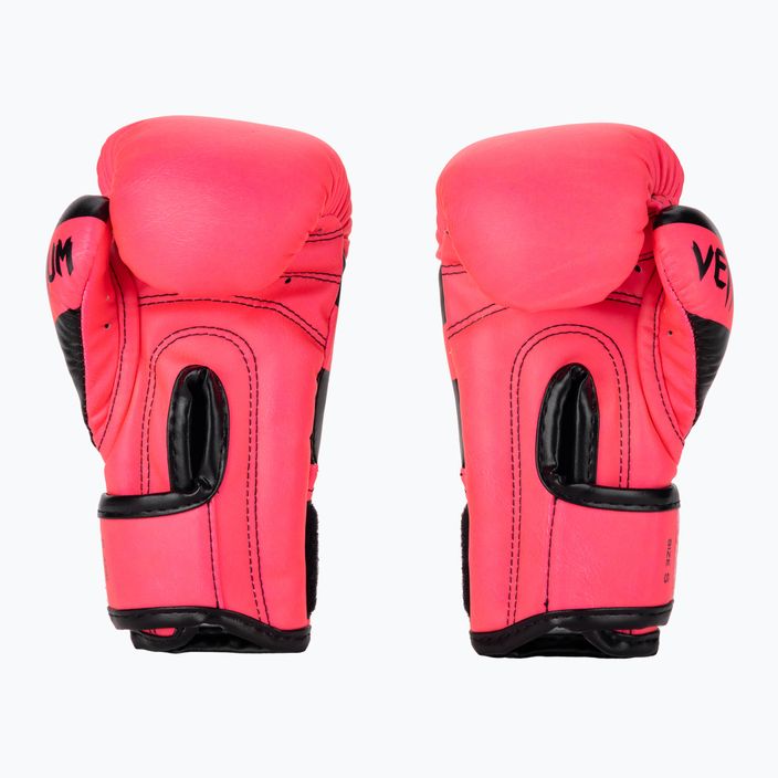 Rękawice bokserskie dziecięce Venum Elite Boxing fluo pink 2
