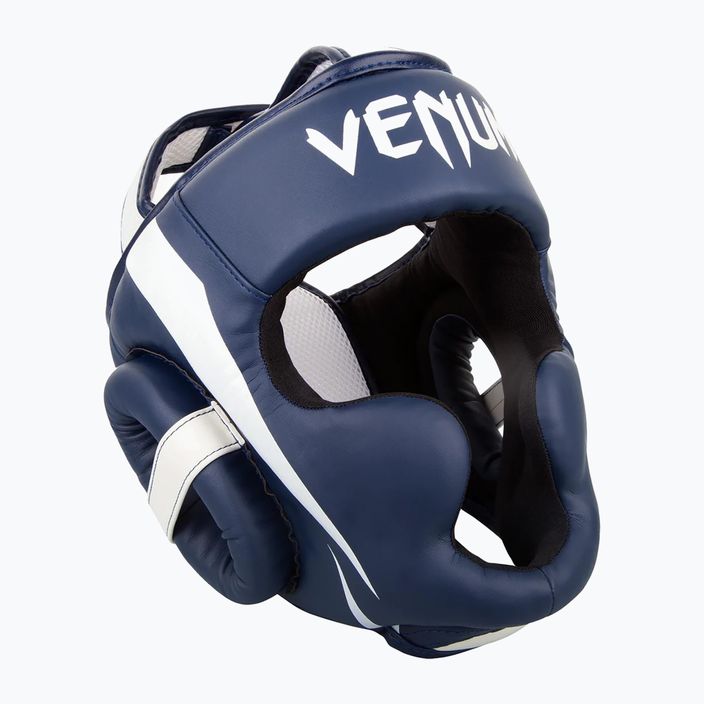 Boxerská helma Venum Elite bílá/navy blue 5