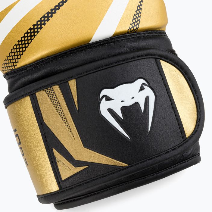 Boxerské rukavice Venum Challenger 3.0 bílo-zlaté 03525-520 5