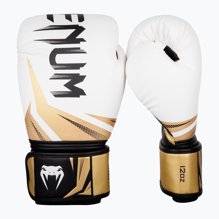 Boxerské rukavice Venum Challenger 3.0 bílo-zlaté 03525-520 6
