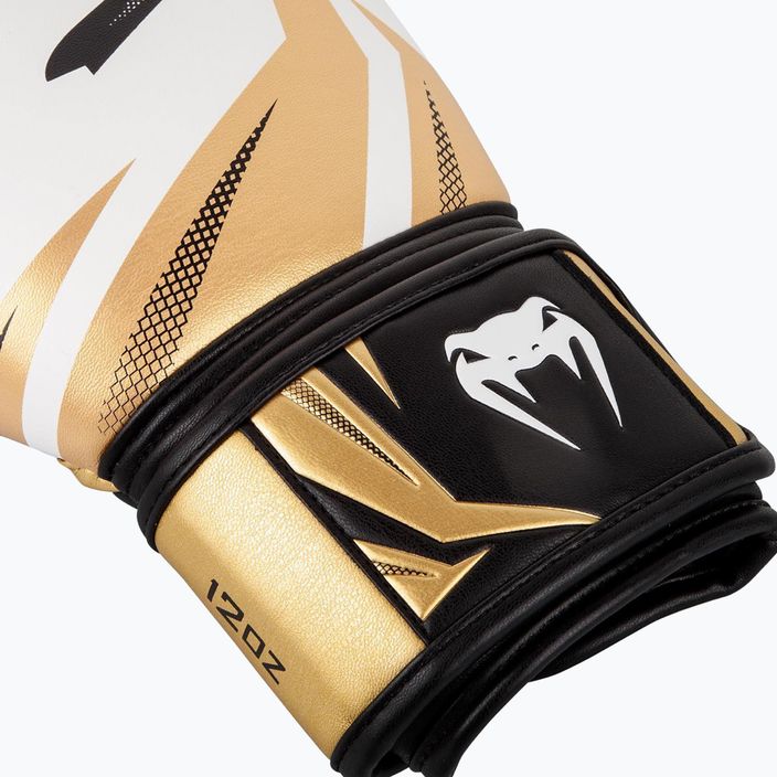 Boxerské rukavice Venum Challenger 3.0 bílo-zlaté 03525-520 8