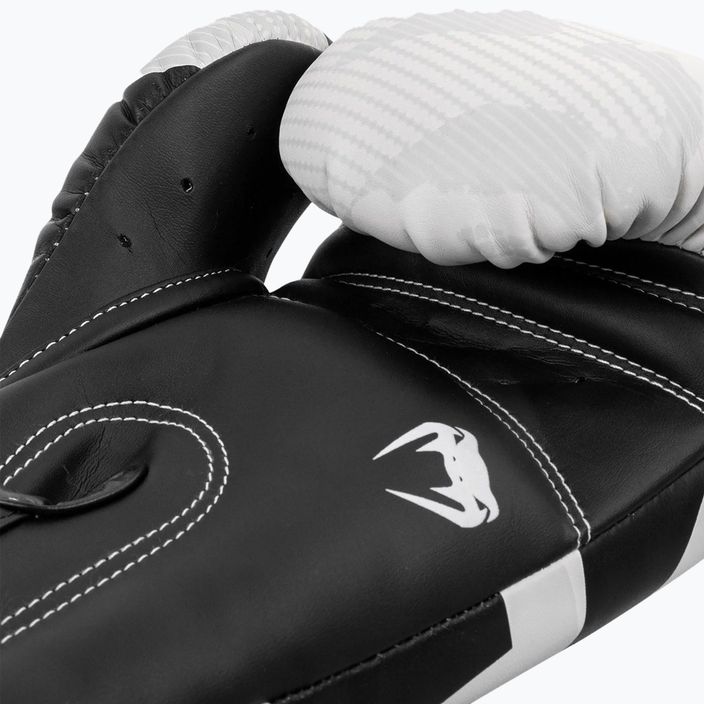 Boxerské rukavice  Venum Elite white/camo 8