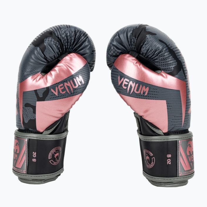 Pánské boxerské rukavice Venum Elite černo-růžové 1392-537 3