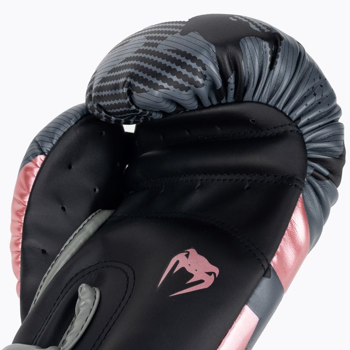 Pánské boxerské rukavice Venum Elite černo-růžové 1392-537 4