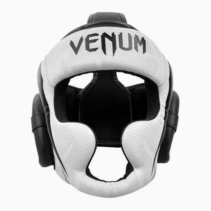 Boxerská helma Venum Elite bílá/camo 6