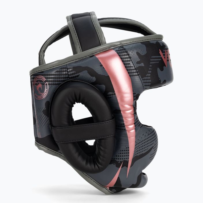 Boxerská helma Venum Elite černo-růžová VENUM-1395-537 2