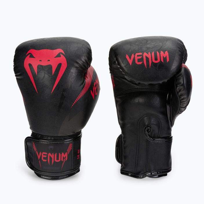 Boxerské rukavice Venum Impact černé VENUM-03284-100-10OZ 3