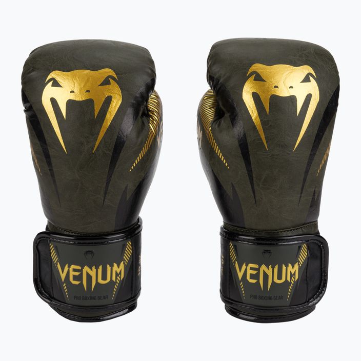 Boxerské rukavice Venum Impact zelené 03284-230-10OZ
