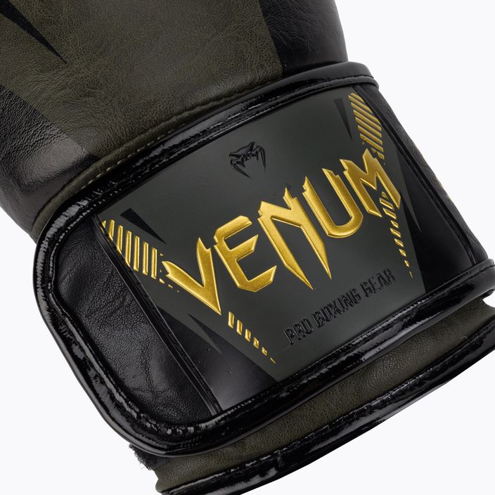 Boxerské rukavice Venum Impact zelené 03284-230-10OZ 5
