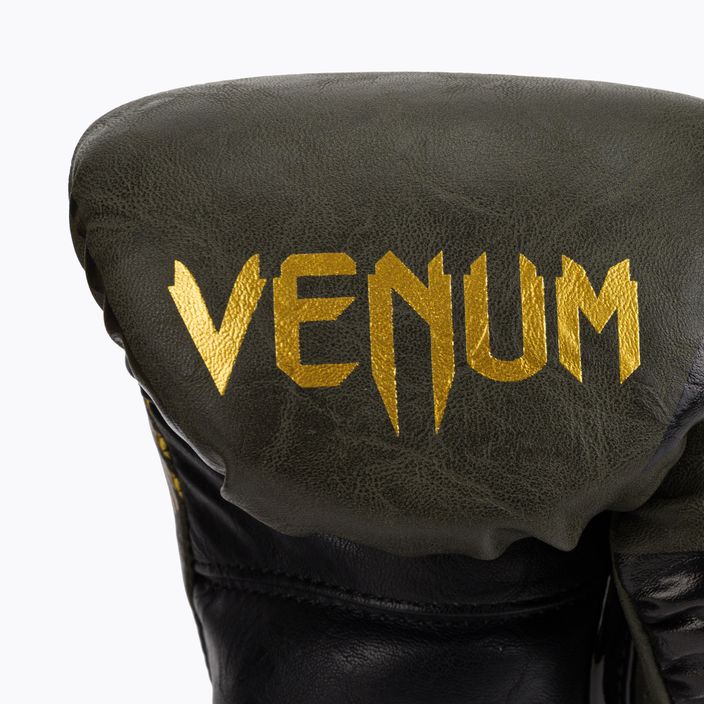 Boxerské rukavice Venum Impact zelené 03284-230-10OZ 6