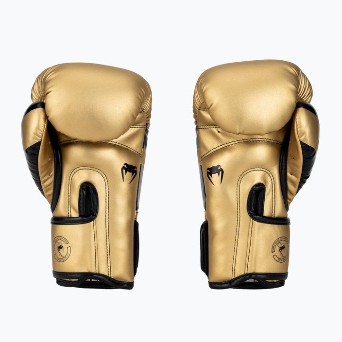 Venum Elite pánské boxerské rukavice zlaté a černé 1392-449 2