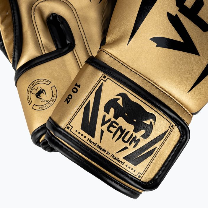 Venum Elite pánské boxerské rukavice zlaté a černé 1392-449 5
