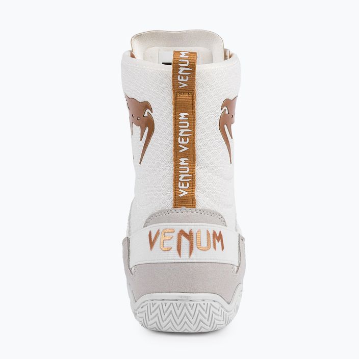Boxerské boty Venum Elite white/gold 5