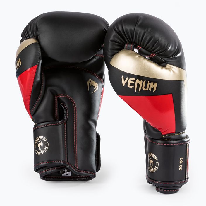 Boxerské rukavice  Venum Elite black/gold/red 6