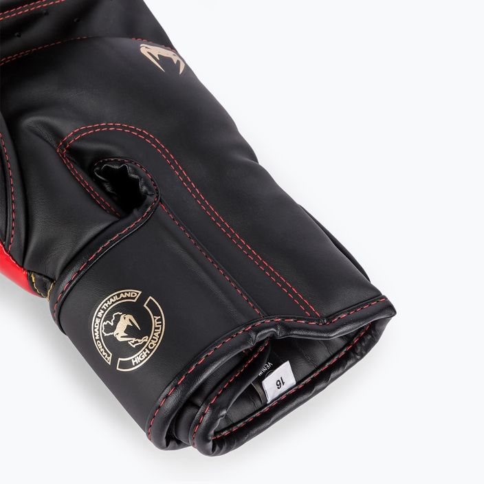 Boxerské rukavice  Venum Elite black/gold/red 9