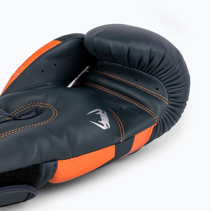 Boxerské rukavice  Venum Elite navy/silver/orange 7