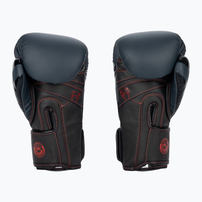 Boxerské rukavice  Venum Elite Evo navy/black/red 2