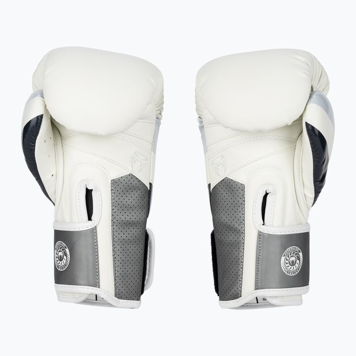 Boxerské rukavice  Venum Elite Evo grey/white 2