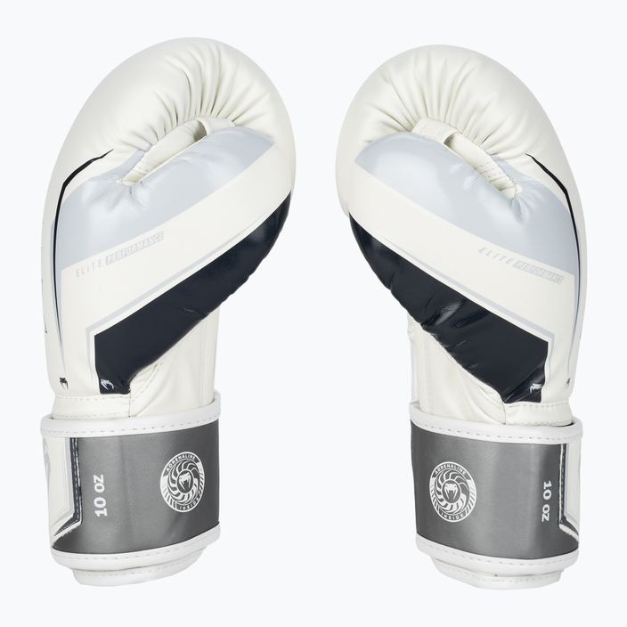 Boxerské rukavice  Venum Elite Evo grey/white 3