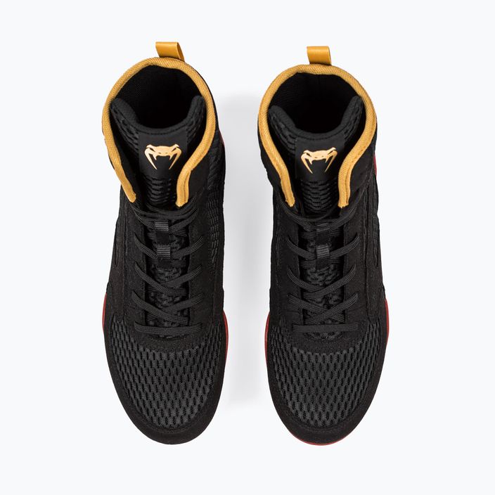 Boxerské boty Venum Contender černá/zlatá/červená 10