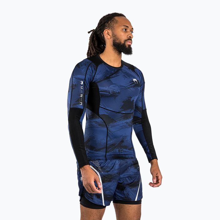 Pánské tričko Venum Electron 3.0 Rashguard Longsleeve navy 