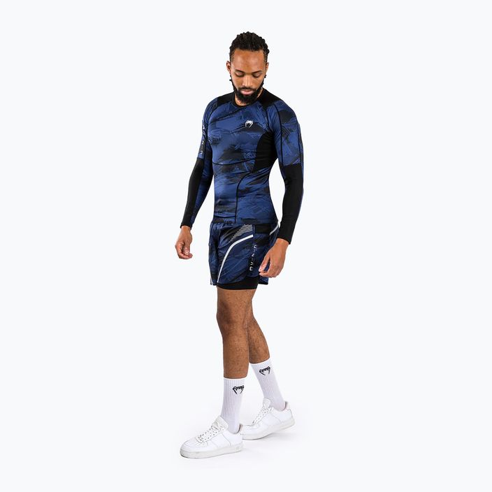 Pánské tričko Venum Electron 3.0 Rashguard Longsleeve navy  2