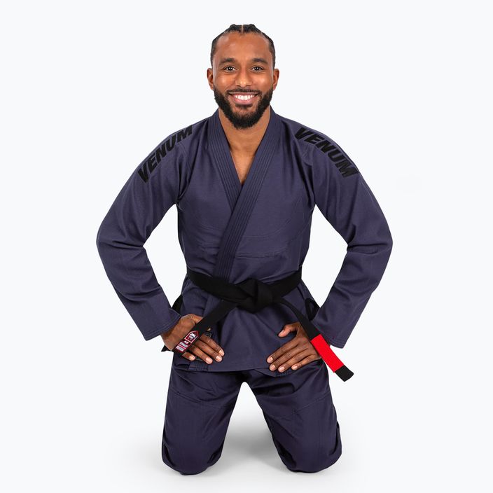 Kimono GI pro brazilské jiu-jitsu Venum Contender Evo lavander/grey 3