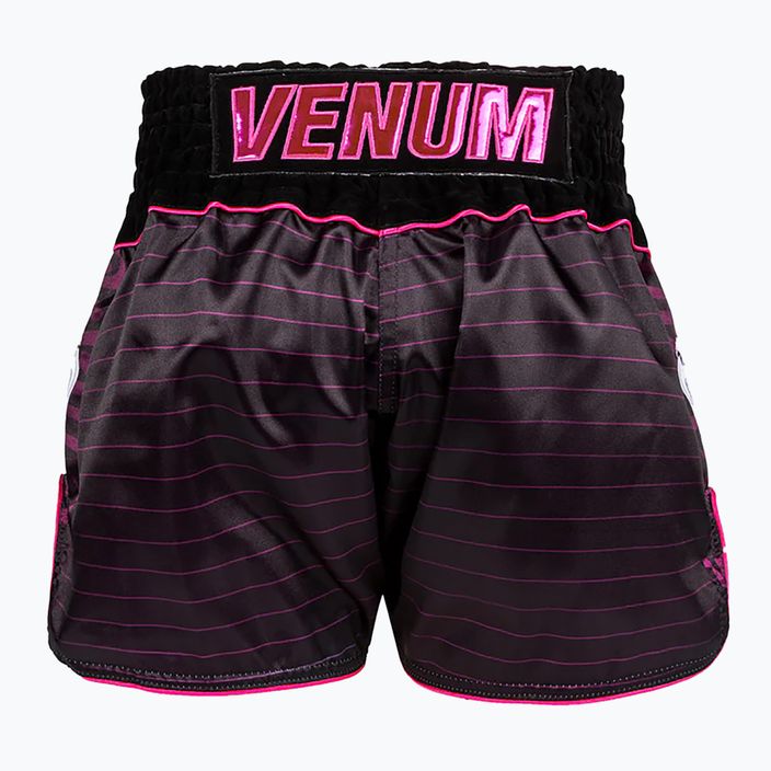Trekové  šortky Venum Attack Muay Thai black/pink 2