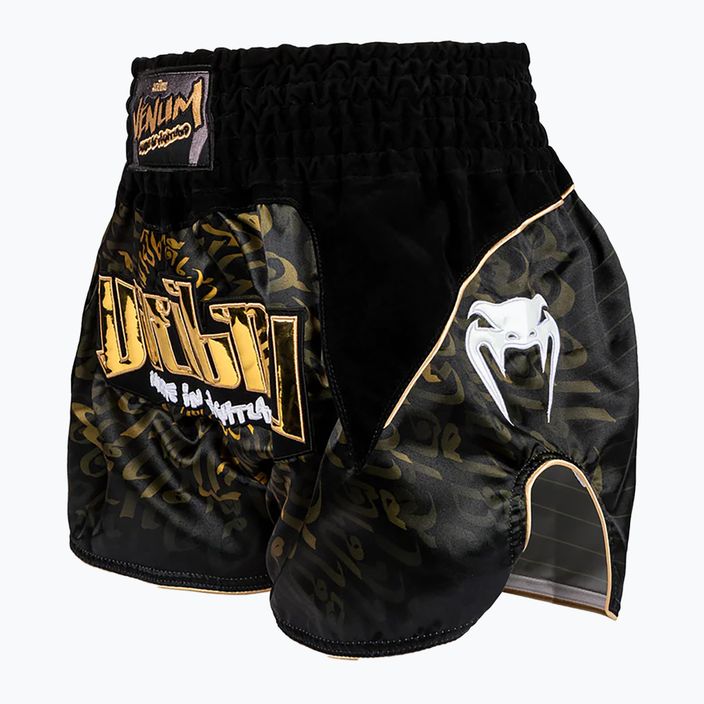 Trekové  šortky Venum Attack Muay Thai black/gold 3