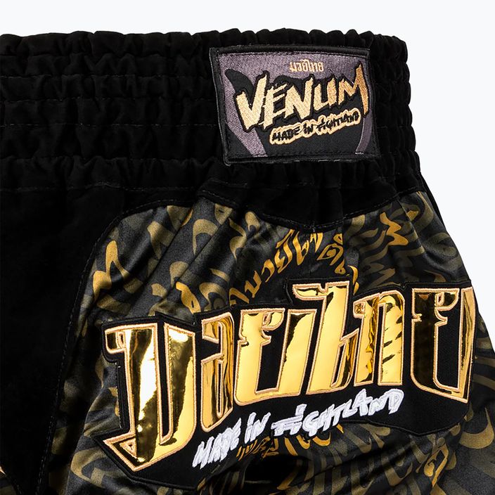 Trekové  šortky Venum Attack Muay Thai black/gold 6
