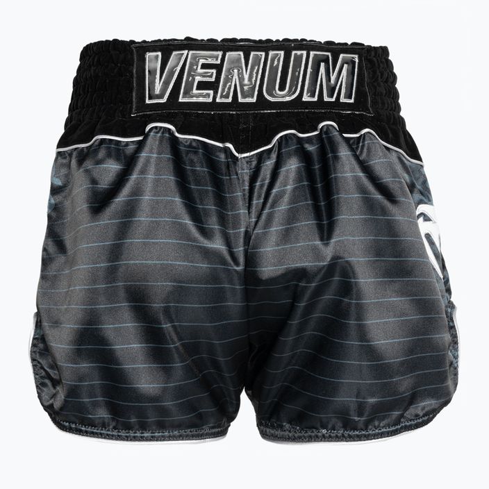 Trekové  šortky Venum Attack Muay Thai black/silver 2
