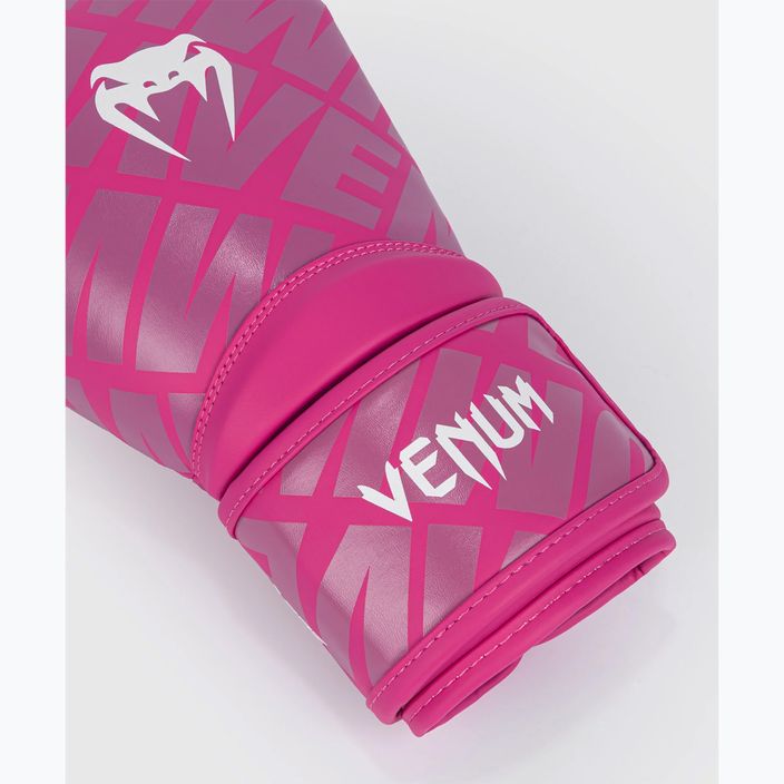 Boxerské rukavice  Venum Contender 1.5 XT pink/white 4