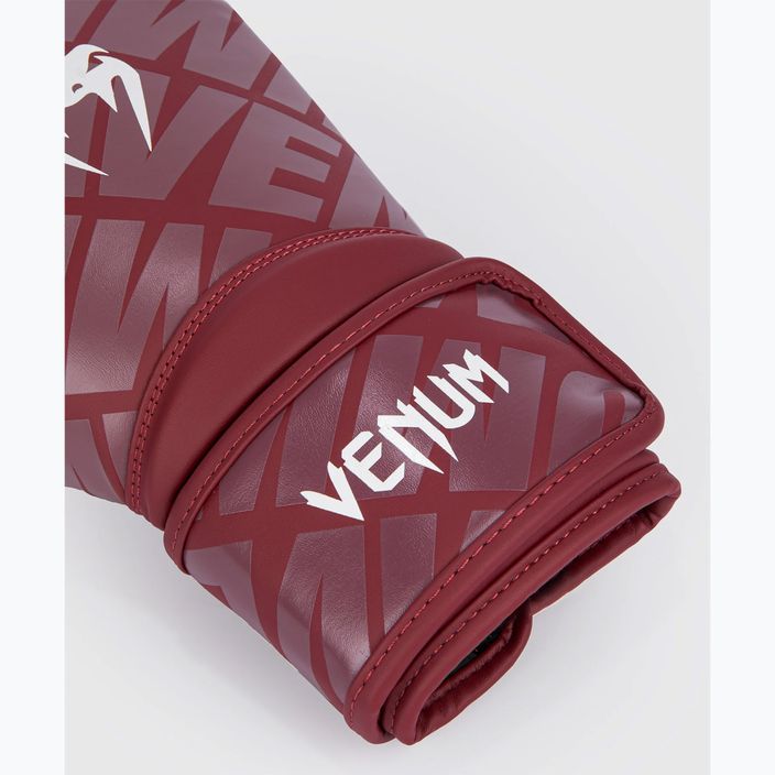 Boxerské rukavice Venum Contender 1.5 XT burgundy/white 3