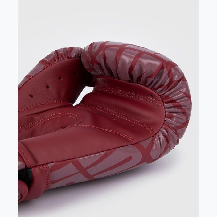 Boxerské rukavice Venum Contender 1.5 XT burgundy/white 4