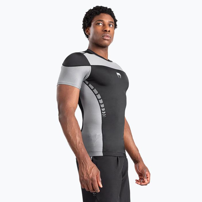 Pánský chránič Venum Tempest Rashguard black/ grey 2