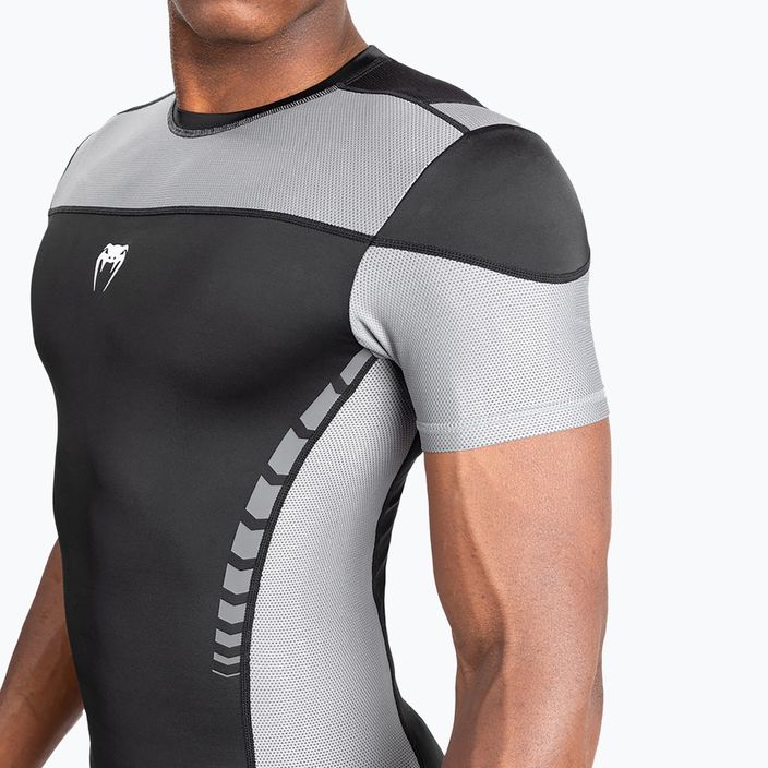 Pánský chránič Venum Tempest Rashguard black/ grey 4