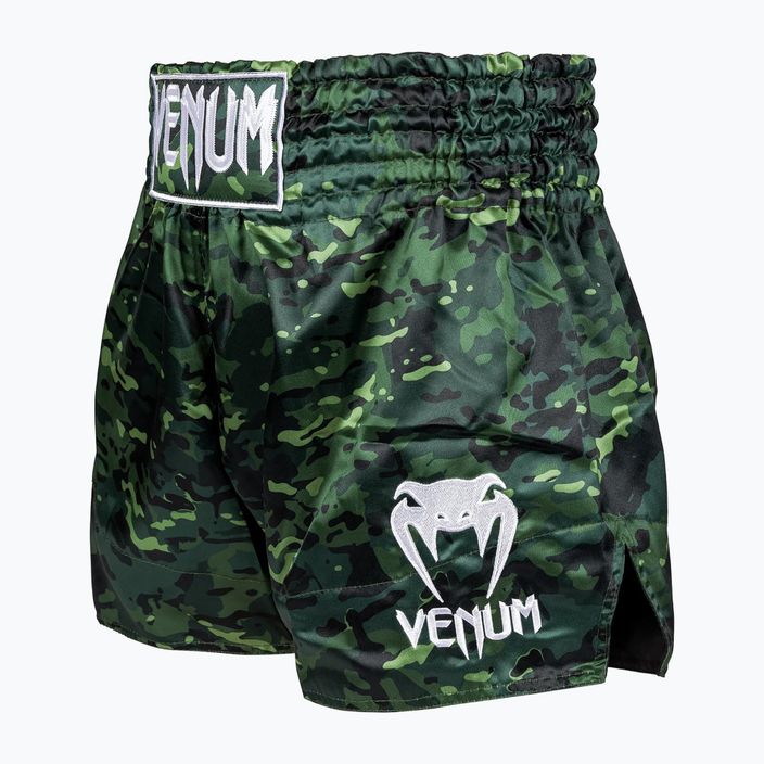Pánské tréninkové šortky Venum Classic Muay Thai black/forest camo 3