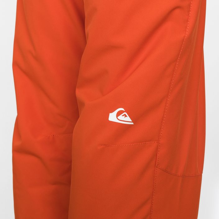 Dětské snowboardové kalhoty Quiksilver Estate oranžové EQBTP03033 3