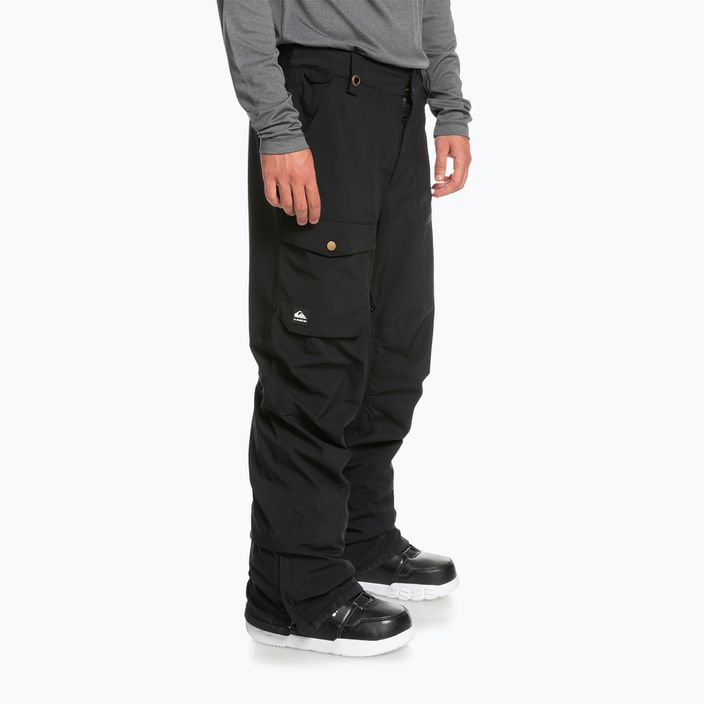 Pánské snowboardové kalhoty Quiksilver Utility černé EQYTP03140 3