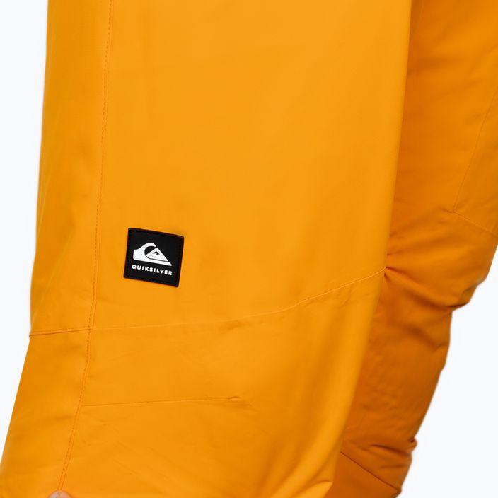 Pánské snowboardové kalhoty Quiksilver Boundry oranžové EQYTP03144 3