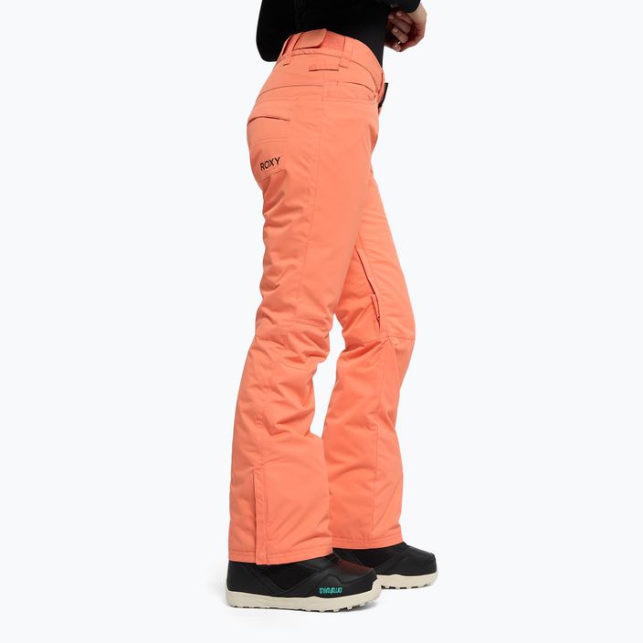 Dámské snowboardové kalhoty ROXY Backyard 2021 fusion coral 3