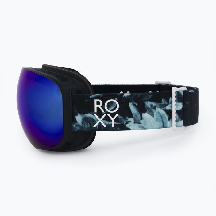 Dámské snowboardové brýle ROXY Popscreen Cluxe J 2021 true black akio/sonar ml revo blue 4